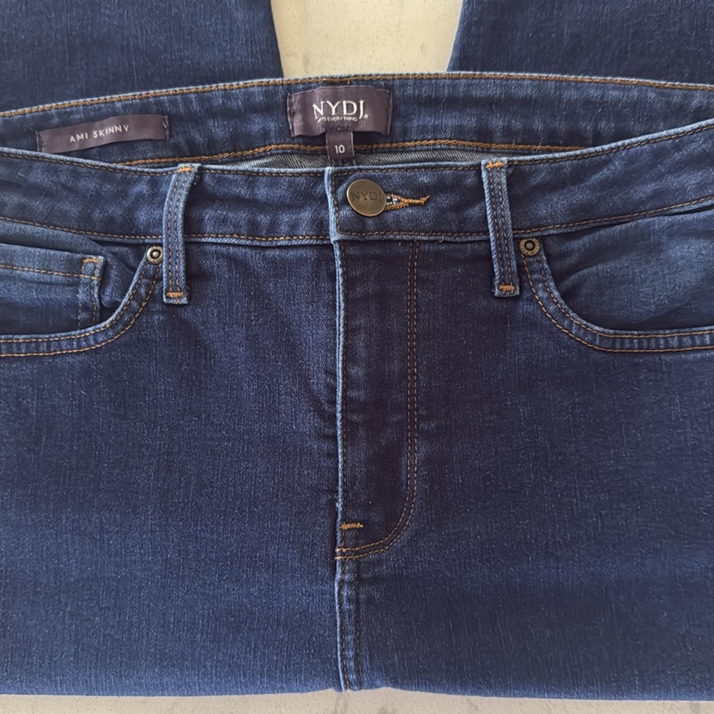 NYDJ - AMI SKINNY - Classic Blue Women's Jeans w/ Lift X Tuck Technology - Picture 10 of 16